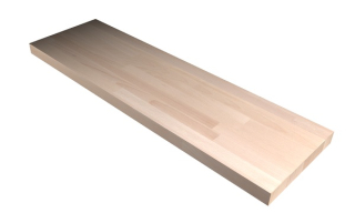 Nášlapy na dřevěné schody - BUK CINKOVANÝ - 1300 x 300 x 28 mm