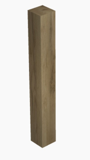 Sloup pro zábradlí DUB
